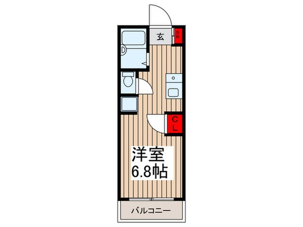 ブロッサムテラス竹ノ塚の物件間取画像